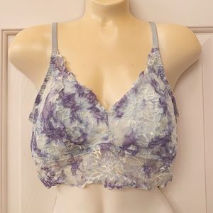 Large Pink Lace Bralette